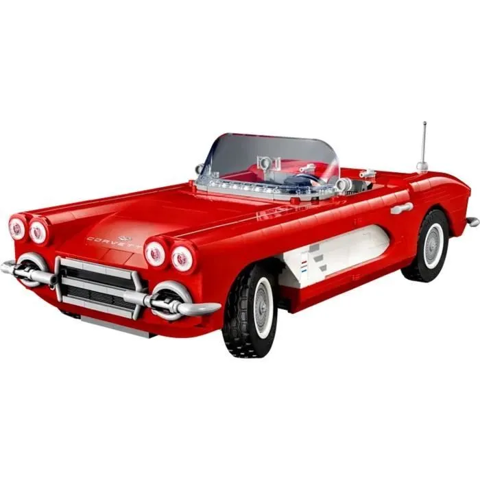 Jouet de construction - LEGO - Corvette - 1210 pièces - Rouge - A monter soi-même-1