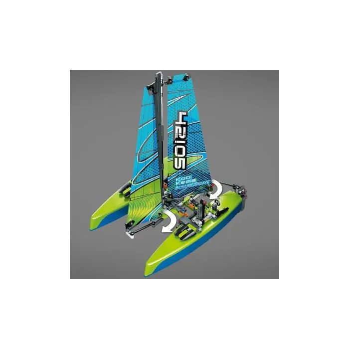 LEGO® Technic 42105 Le catamaran, Kit de Construction, Maquette Bateau Jouet Fille et Garçon de 8 ans et plus-2