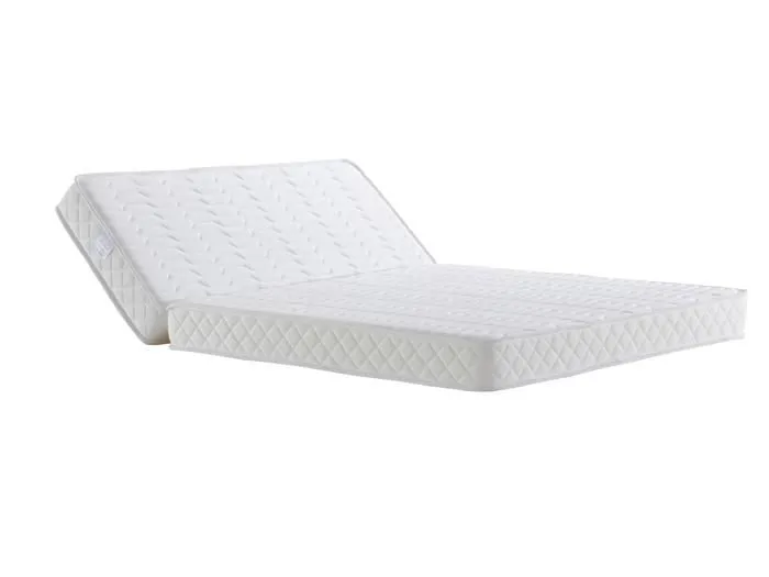 Matelas Très Ferme Pour BZ 140x190 x 10 cm + Oreiller Visco - Dim Assise 60 cm - Déhoussable Housse Lavable - 5 zones de Confort-0