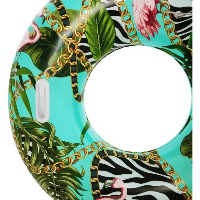 BESTWAY Bouée gonflable fantaisie florale, 114 cm, 12 ans et +-7