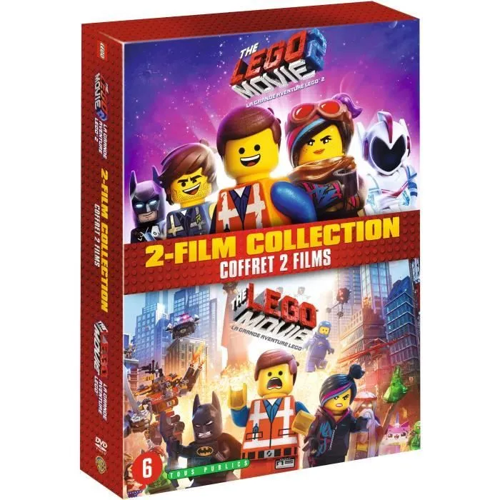 Coffret DVD Les Grandes Aventures Lego : La Grande Aventure Lego / La Grande Aventure Lego 2-1
