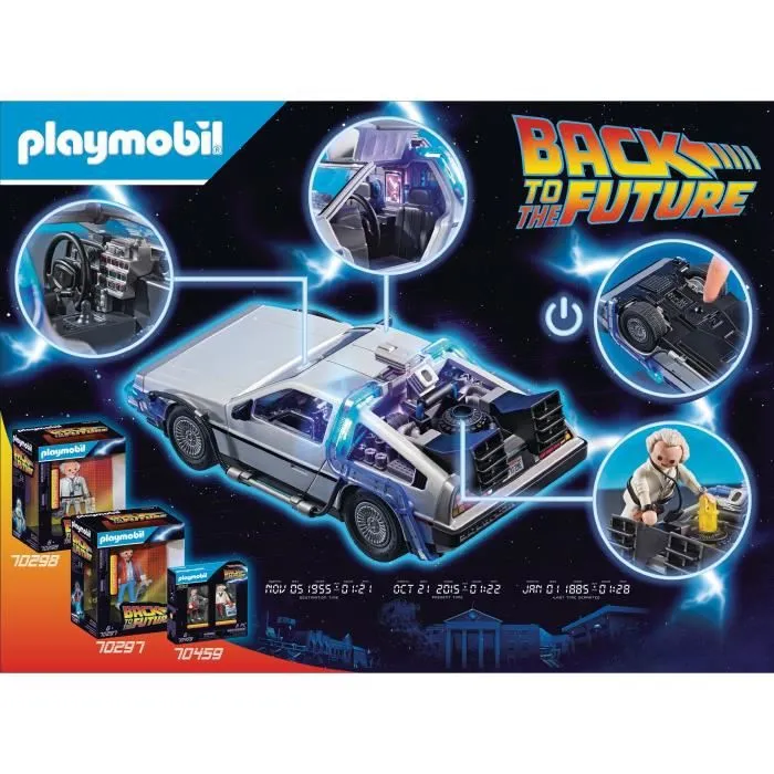 PLAYMOBIL - Retour vers le Futur - DeLorean - Classic Cars-1