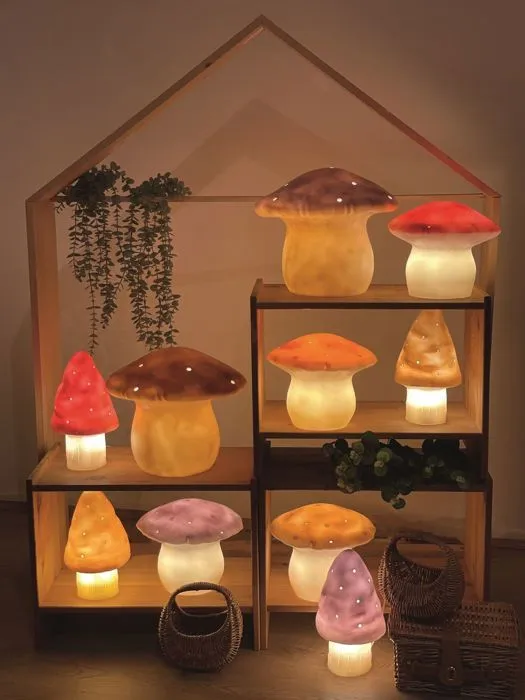 Veilleuse champignon Or - EGMONT TOYS - Mixte - A partir de 0 mois - Dimensions 134x49x47cm-0