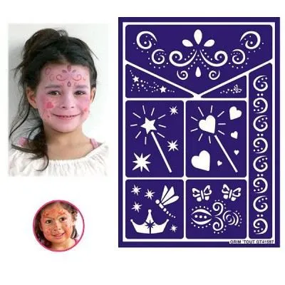 Pochoir de maquillage Grim'tout - Conte de fée - Pour enfant à partir de 3 ans-0