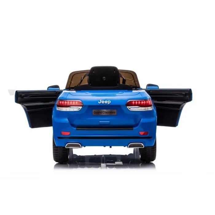 Voiture électrique pour enfants Jeep Grand Cherokee Bleu, Télécommande 2,4 GHz , Motor: 2 x 45W, Siège en similicuir (LE8277)-3