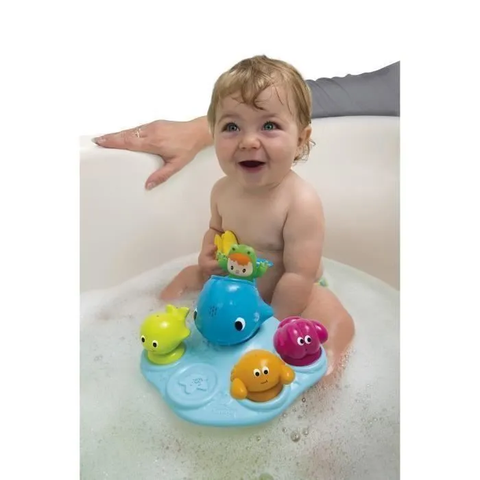SMOBY Cotoons Ile de Bain + 6 Personnages-1