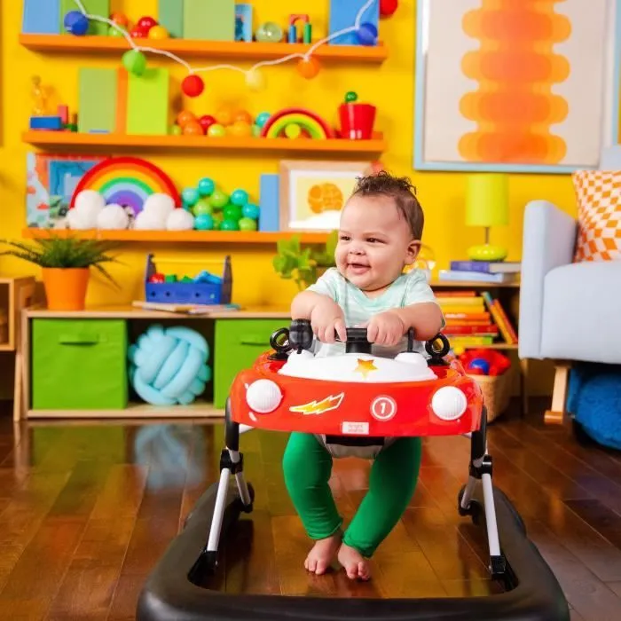 BRIGHT STARTS Trotteur 3 en 1, petit bolide, 3 modes de jeux évolutifs, rouge-2