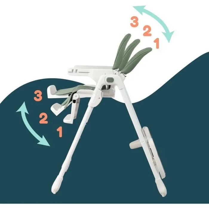 Chaise haute - LOOPING - CH100VT - Multipositions-8