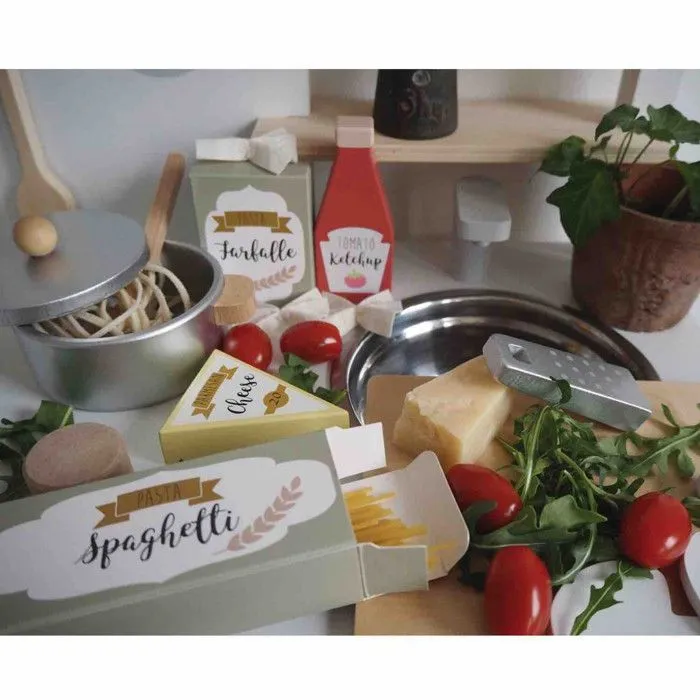 Jouet en bois dinette Pâtes-2