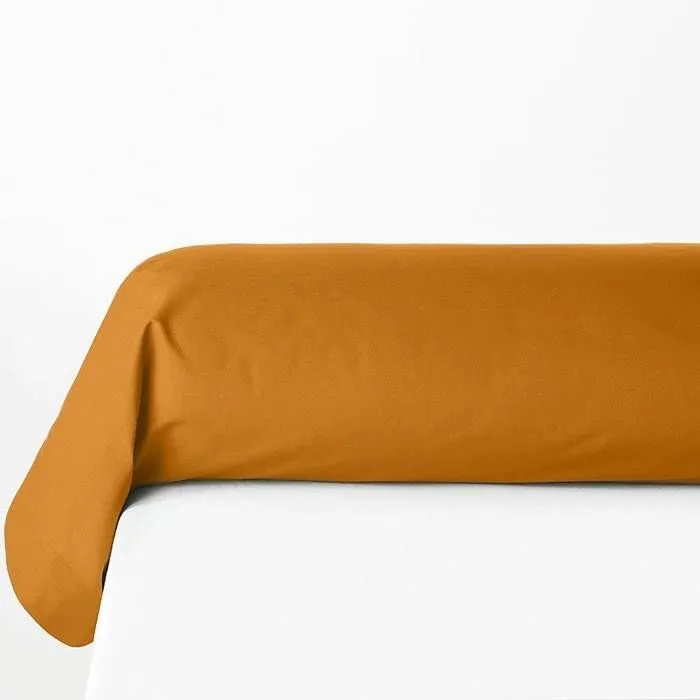 Taie de traversin "Carina" 85x185cm jaune cumin - Atmosphera createur d'interieur - Jaune-0