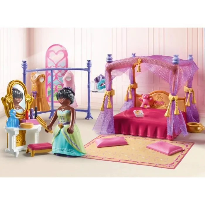PLAYMOBIL 71847 Chambre de princesse avec lit baldaquin-1