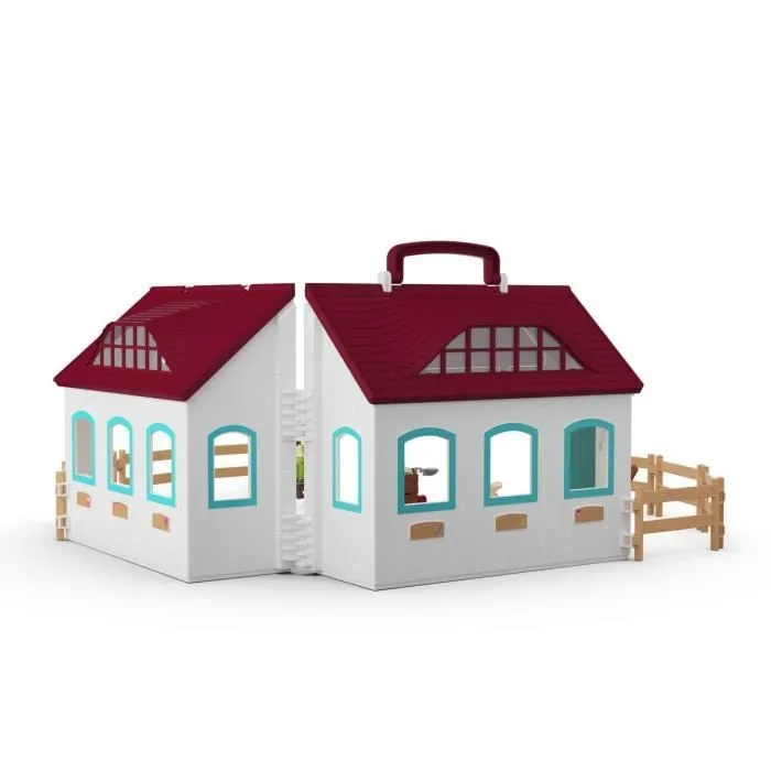 Coffret Écurie Transportable SCHLEICH 42703 Horse Club, Dès 4 ans-1