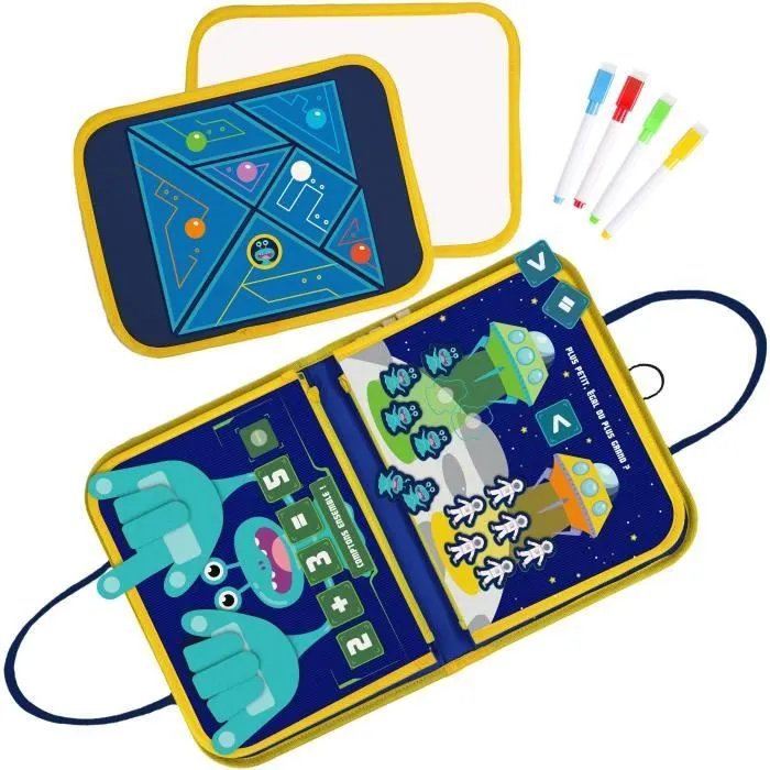 Pochette d'Activitées Espace - Montessori - JADE - Jeu Educatif - Voyage - Sensoriel - Jeu Pour Enfant - Design Français-0