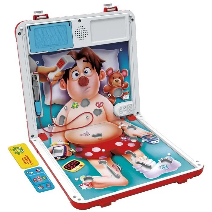 Docteur Maboul, jeu de plateau électronique avec mallette de transport tout-en-un, 2 façons de jouer, 1 joueur et plus, 10 minutes,-2