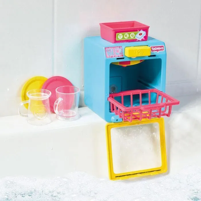 Jouet éducatif - Rigol'Eau - Mon Lave-vaisselle - Bleu - 18 mois - Effets éclaboussants-4