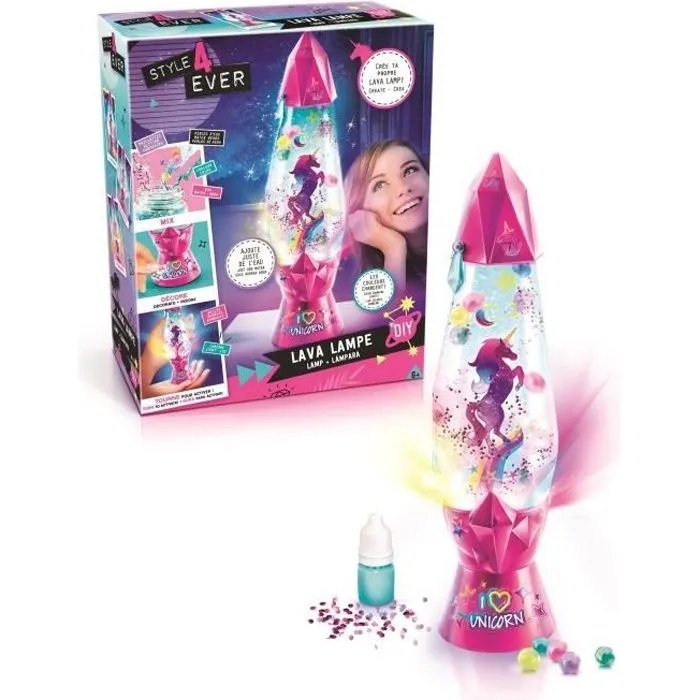 Canal Toys Lava Lampe DIY STYLE 4 EVER - Kit de création de lampe à bulles personnalisable-0