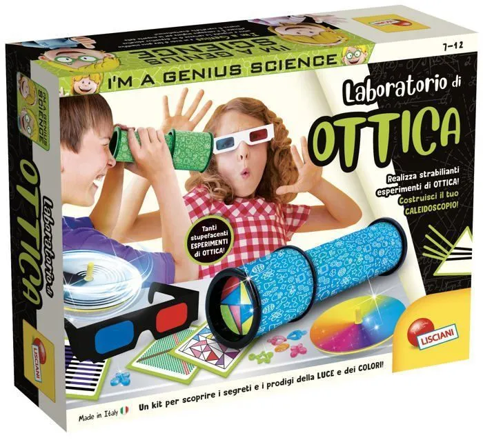 Liscianigiochi - 97333 - I'm a Genius Laboratoire d'optique Kit Kaleidoscope, , Multicolore-0
