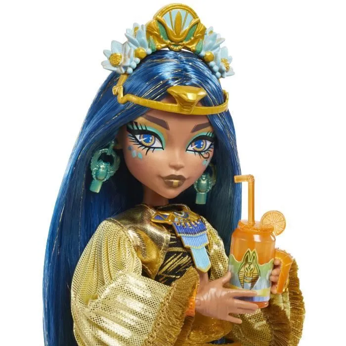 Monster High-Poupée Cleo De Nile avec tenue pour le Monster Fest HXH81-1