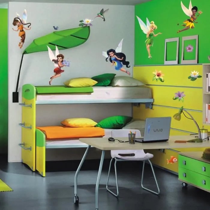Maxi stickers muraux Fée Clochette Disney Fairi…-1