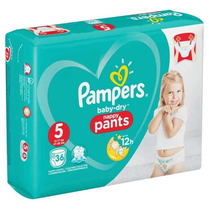 Pampers Baby-Dry Pants Taille 5 11-18 kg - 36 Couches-culottes-6