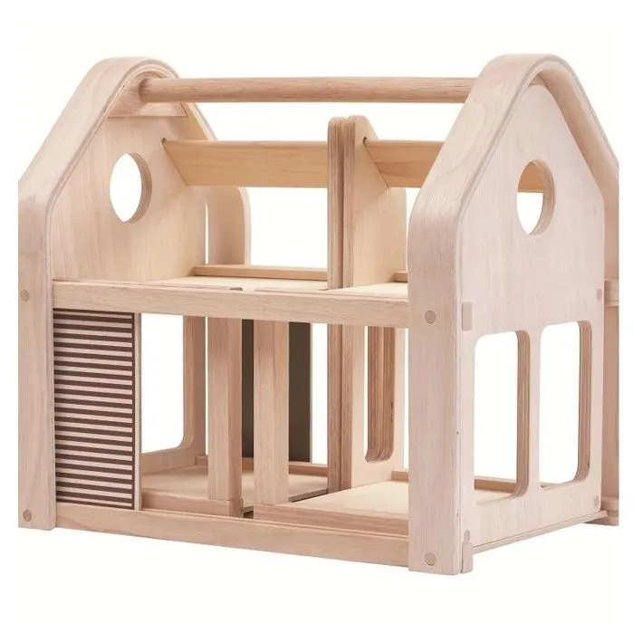 Maison 3 blocs modulables - PLAN TOYS - Enfant - Beige - A partir de 4 ans-1