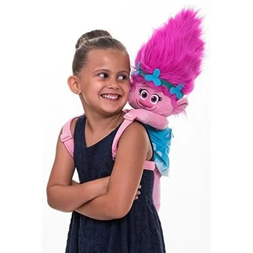 Sac à Dos - Trolls - Poppy - Rose - 23 x 12 x 54 cm - Enfant - Mixte-3