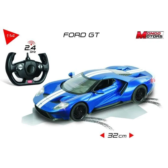 MONDO MOTORS - Véhicule radiocommandé Ford GT - Effets lumineux - chelle 1:14ème-4