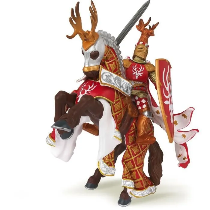Figurine Maître des armes cimier cerf - PAPO - LE MONDE MEDIEVAL - Pour Enfant à partir de 3 ans-1