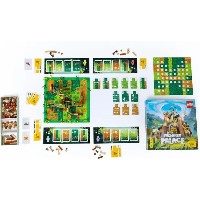 Lego® Monkey Palace - Asmodee - Construisez Votre Chemin vers la Victoire Brique par Brique ! - 10 ans et + - 2 à 4 Joueurs - 45 mn-8