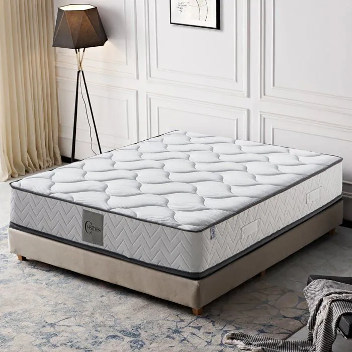 Matelas Cosmos 90x190 cm Sampur - Mémoire de Forme - Ressorts Ensachés - Épaisseur epaisseur 20 cm - Mi-Ferme - Top Indépendance de-5