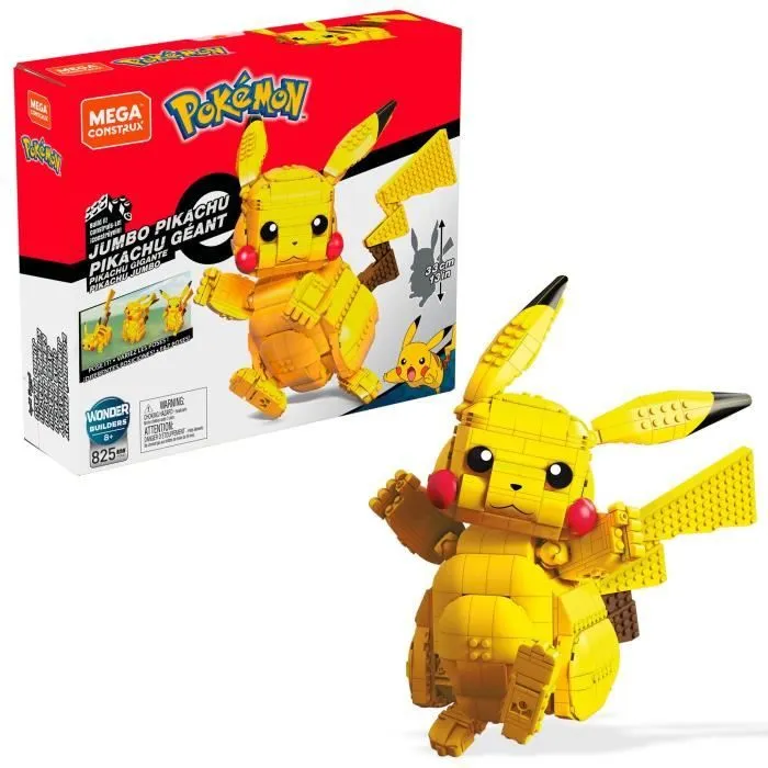 Mega Construx - Pokémon Pikachu Géant - Briques de construction - Dès 8 ans FVK81-0