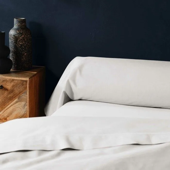 Taie de traversin - DOUCEUR D'INTERIEUR - 85x185 cm - 100% coton - Blanc - OEKO-TEX-2
