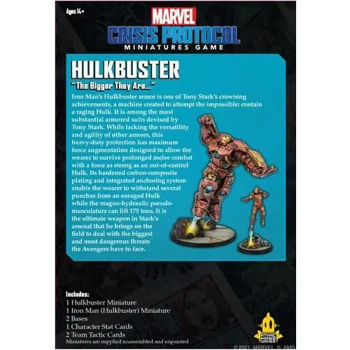 Jeu de figurines - Marvel Crisis Protocol Miniatures Game - Hulkbuster - Figurine-2
