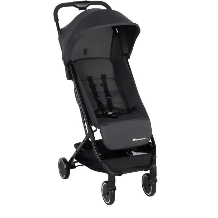 Bebeboutik BEBECONFORT SOKO Poussette canne ultra compacte legere des la naissance jusqu a 15 kg 3 4 ans environ Mineral graphite