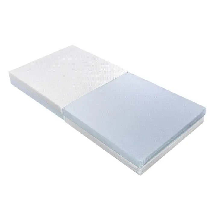 Tapis enfant d'éveil et de jeux BLEU 3-en-1 - Transportable et deshoussable-2