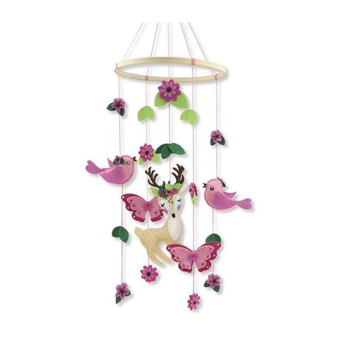 Mobile pour bébé en feutrine à customiser La nature-2