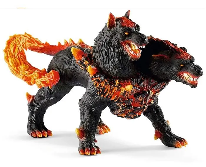 Figurine Cerbère de lave, Enfant, 7 ans et plus, SCHLEICH 42451 Eldrador Creator-2