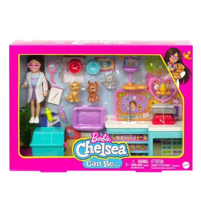 Barbie - Clinique Vétérinaire Chelsea - Poupée - 3 ans et +-5