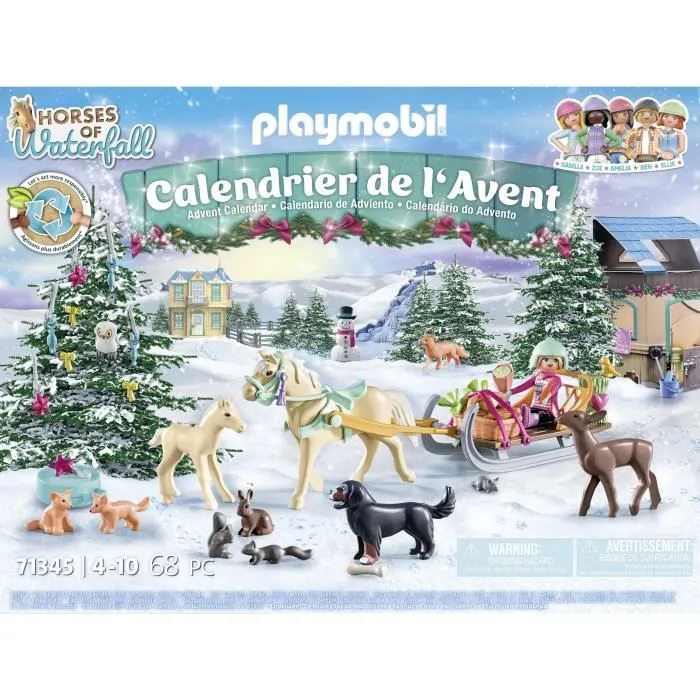 Calendrier de l'Avent PLAYMOBIL - Equestre - La magie de Noël - 24 surprises-4