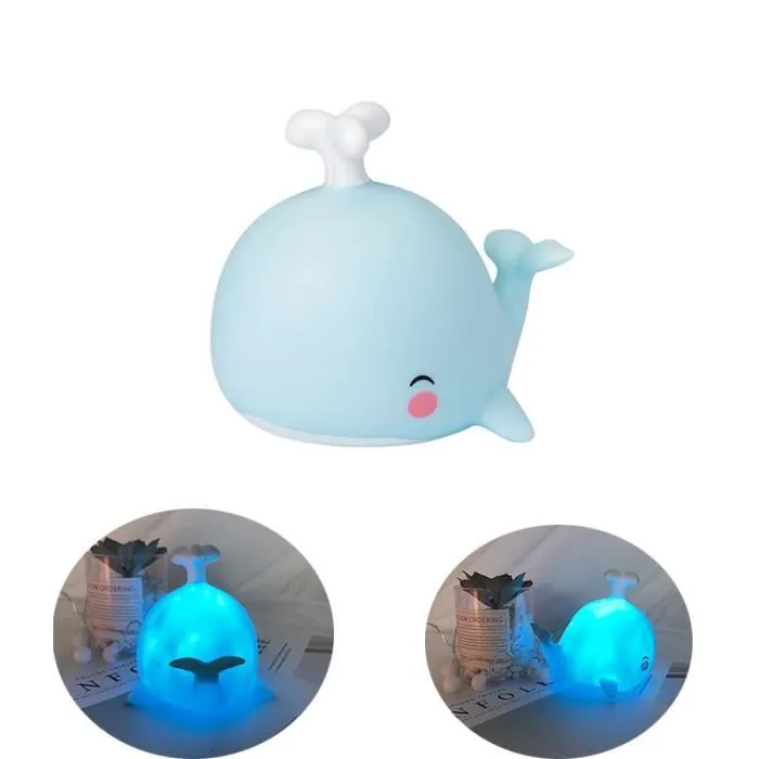 Nuage lumineux LED - Veilleuse de nuit / lampe de chevet /Veilleuse Baleine - Bébé et enfants