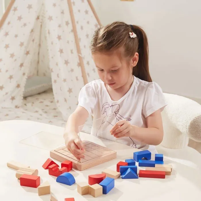 Jeu d'assemblage - jeu de construction - jeu de manipulation Viga - 44659 - Toys - 3D Block Building Game-1