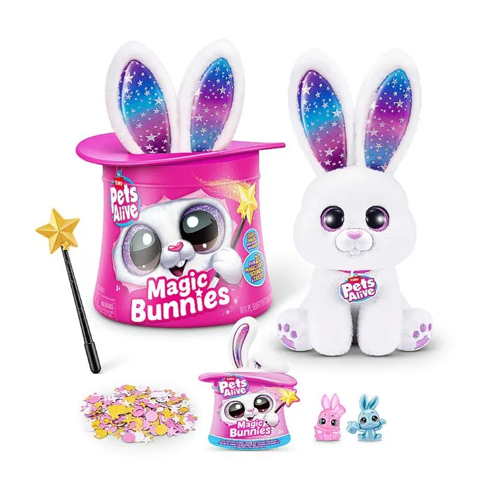 Jeu interactif - ZURU - PETS ALIVE Magic Bunnies - 20 surprises - Effets lumineux - Mixte-8