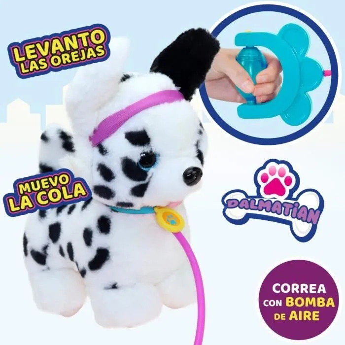 Chiot dalmatien en peluche avec sons SPRINT-1