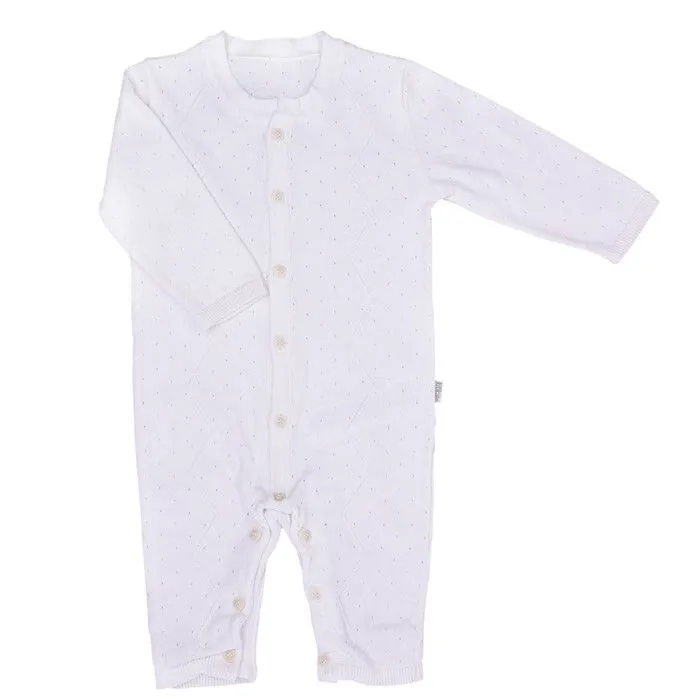 Combinaison bébé en tricot de coton bio-0