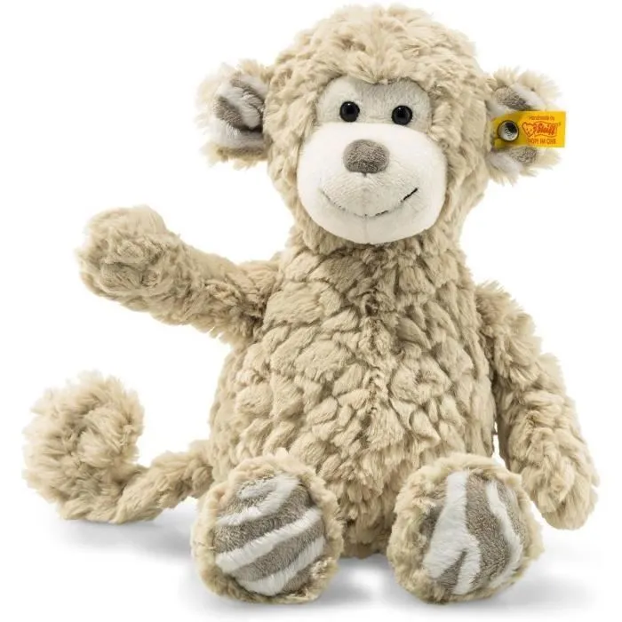 Jouet Peluche - STEIFF - 60298 Singe Beige - Mixte - A partir de 0 mois - Lavable en machine-0