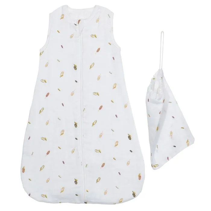 Gigoteuse en coton bio blanc-0