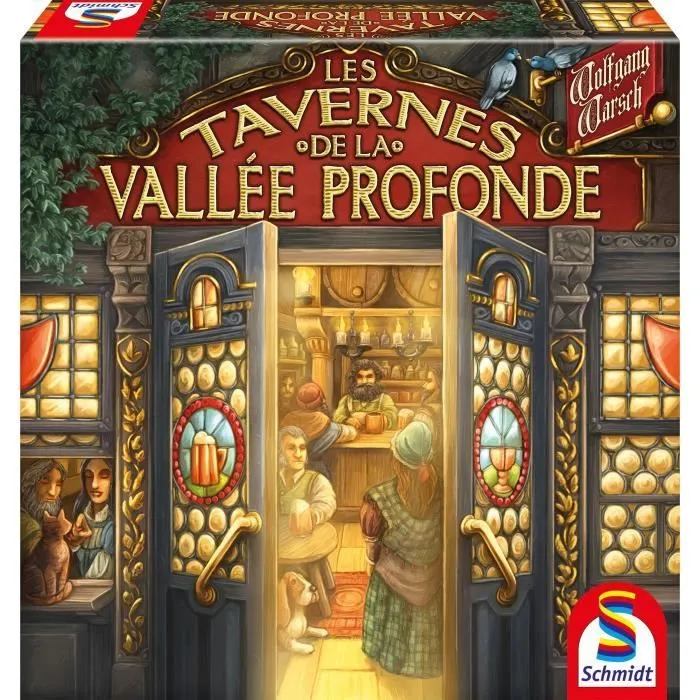 Les Tavernes dans la Vallée profonde - Jeux de Société - SCHMIDT SPIELE - Gérez votre propre taverne dans la vallée profonde-0