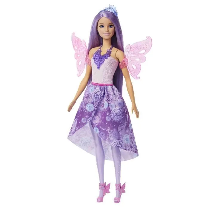 Barbie-Poupée Barbie Fantaisie Féerique-Coffret Avec Accessoires - 3 ans+- JCP74-0