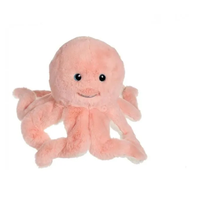 Peluche Pieuvre - GIPSY TOYS - Rose, 32 cm-0