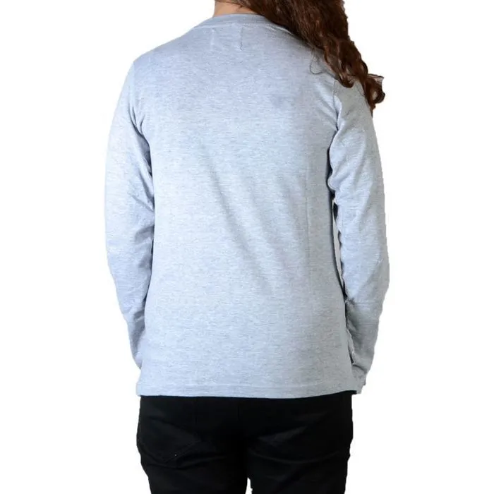 Tee Shirt Little Eleven paris Kim LS Mixte - Gris-4